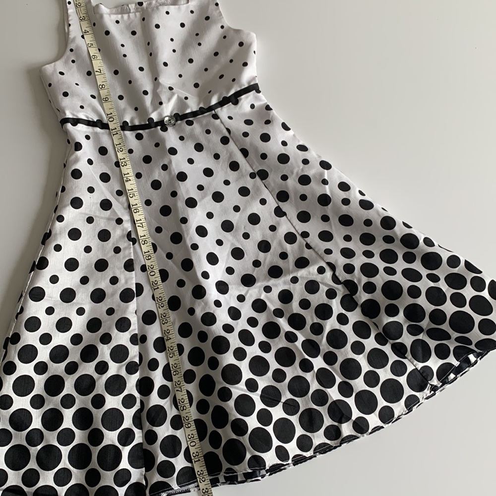 GIRLS POLKA DOT PARTY DRESS! - Picture 8 of 9